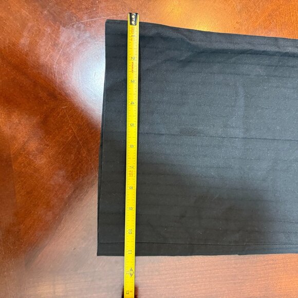 Ann Taylor Womens Black Pinstripe Dress Pants Size 8 Made In Turkey - Picture 9 of 9